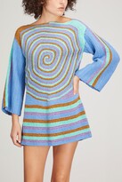 Thumbnail for your product : Rose Carmine 3/4 Sleeve Dress in Spirales Lavande