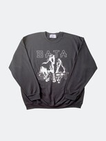 Thumbnail for your product : Baja East Fleece Crew with Freedom Horses In Black - Black