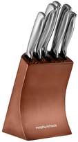 Thumbnail for your product : Morphy Richards Accents 5-piece Knife Block Set in Copper