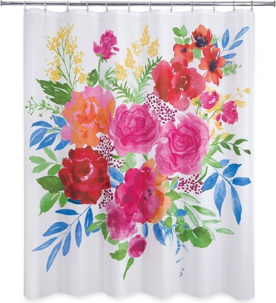 Floral Burst Shower Curtain - Allure Home Creations - ShopStyle