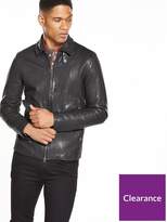 Thumbnail for your product : Pretty Green Jennetts Leather Jacket
