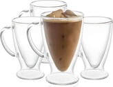 Thumbnail for your product : JoyJolt Declan Irish Coffee Double Wall Insulated Mugs, Set of 4