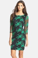 Thumbnail for your product : Adrianna Papell Embroidered Sheath Dress