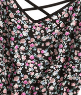 Thumbnail for your product : H&M Romper - Black floral - Ladies