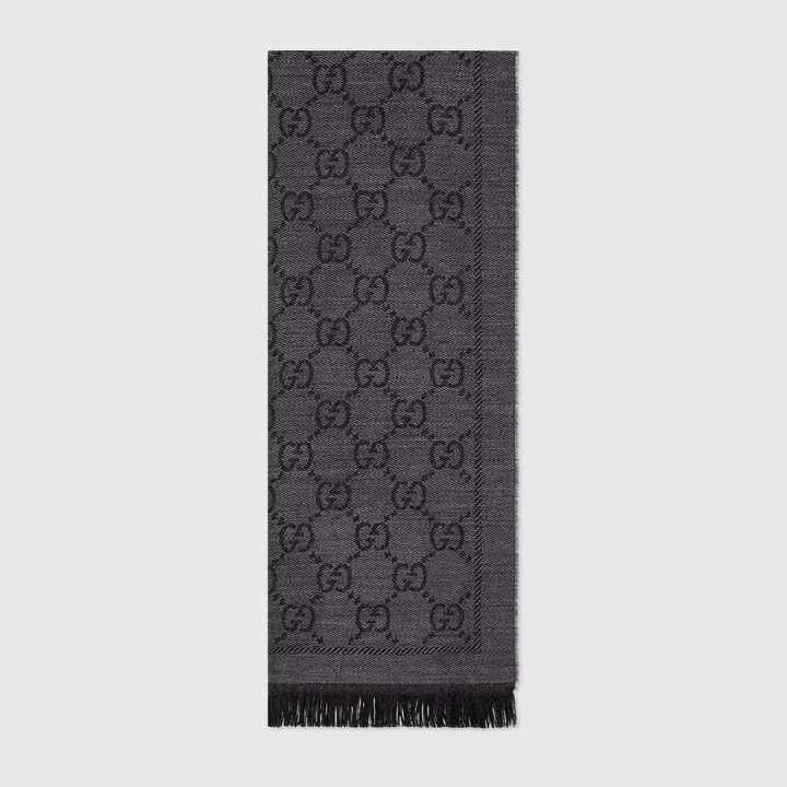 GG wool scarf