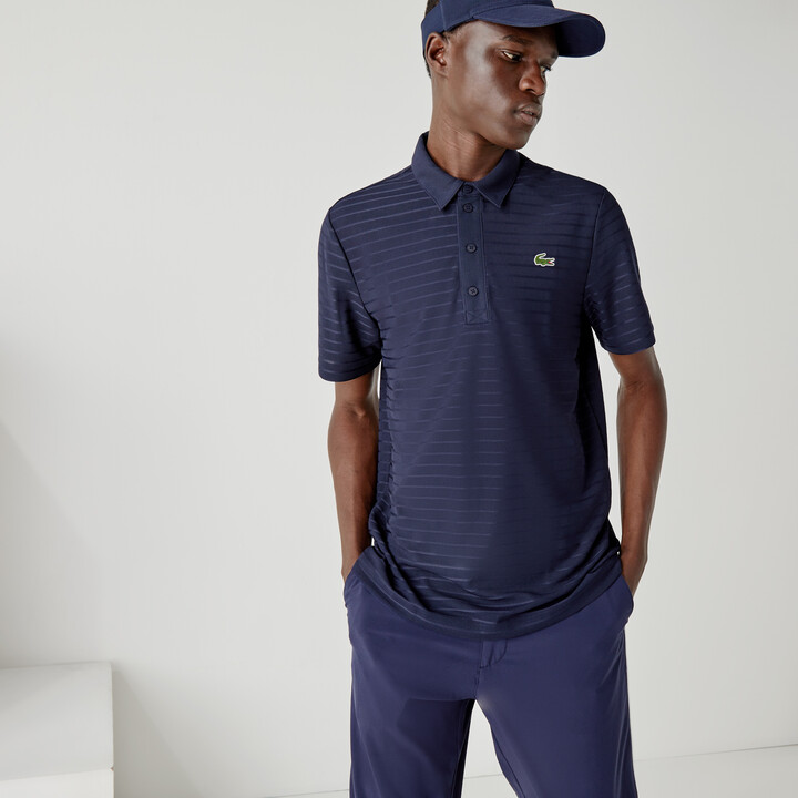 navy lacoste polo