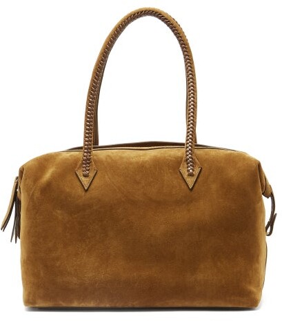 MÉTIER Perriand All Day Suede Bag - Tan - ShopStyle