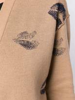 Thumbnail for your product : Sonia Rykiel kiss print cardigan