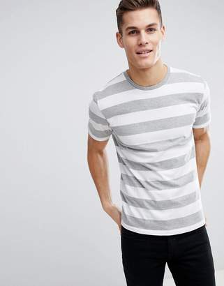 Next Stripe T-Shirt In White