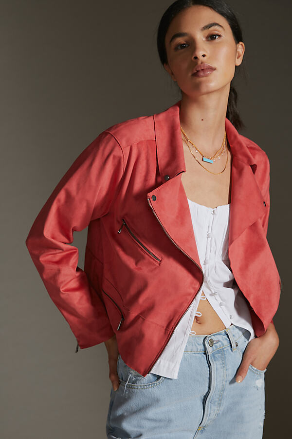 Pink Moto Jacket | Shop The Largest Collection | ShopStyle