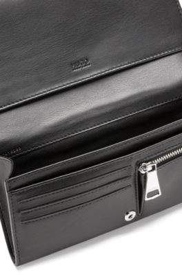 HUGO Faux-leather belt bag with polished hardware details