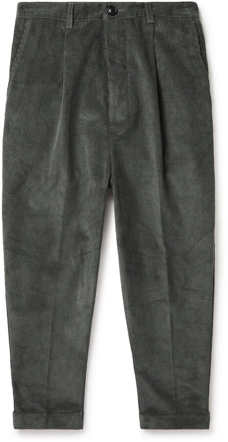 Mens Grey Corduroy Pants | Shop the world's largest collection of fashion |  ShopStyle