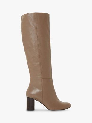 taupe knee high boots uk