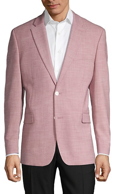 light red blazer mens