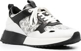 Thumbnail for your product : MICHAEL Michael Kors Two-Tone Monogram-Print Sneakers