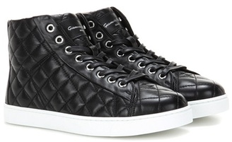Gianvito Rossi High Driver quilted leather sneakers