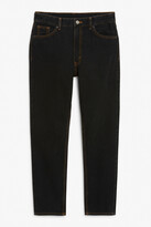 Thumbnail for your product : Monki Kimomo contrast stitch jeans