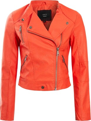 burnt orange leather jacket
