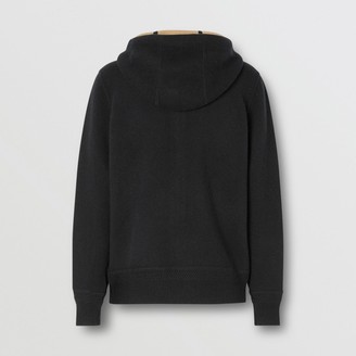 Burberry Embroidered Logo Cashmere Hooded Top