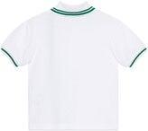 Thumbnail for your product : Gucci Baby cotton polo with Web and Interlocking G