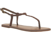 Thumbnail for your product : Wet Seal Braided T-Strap Sandals