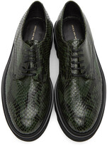 Thumbnail for your product : Dries Van Noten Green Snake Derbys