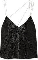 Thumbnail for your product : Mason by Michelle Mason Crystal-embellished Lurex Camisole