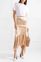 Thumbnail for your product : REJINA PYO Rejina Pyo Asymmetric Satin Midi Skirt