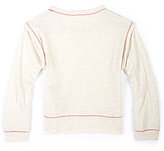 Thumbnail for your product : GB Girls 7-16 French Terry Embellished Top