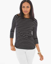 Thumbnail for your product : Graceful Striped Boatneck Tee