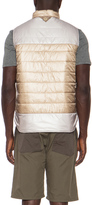 Thumbnail for your product : White Mountaineering Botanical Nylon Vest in Beige