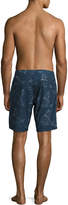 Thumbnail for your product : Orlebar Brown Lawrence Paddlin' Print Relaxed-Fit Swim Trunks, Navy
