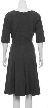 Lela Rose Knee-Length Pleated Dress