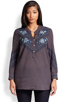 Thumbnail for your product : Johnny Was Johnny Was, Sizes 14-24 Randy Formal Tunic