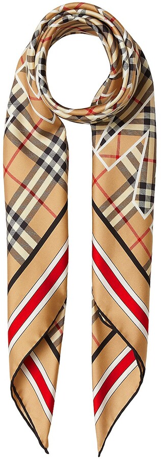 Burberry Silk Scarves | Shop the world's largest collection of fashion |  ShopStyle