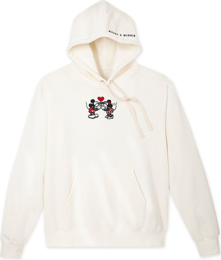 Mickey and Minnie Mouse Pullover Hoodie for Adults Exclusive Official