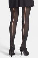 Thumbnail for your product : Via Spiga Sheer Back Seam Tights