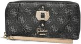 Thumbnail for your product : GUESS Confidential logo Zip around