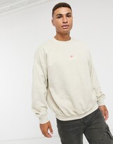 Thumbnail for your product : Topman Berlin print overdye sweatshirt in stone