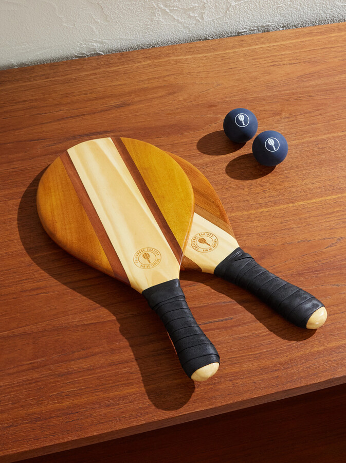 Leblon Wooden Beach Bat and Ball Set