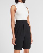 women's bermuda high waisted shorts