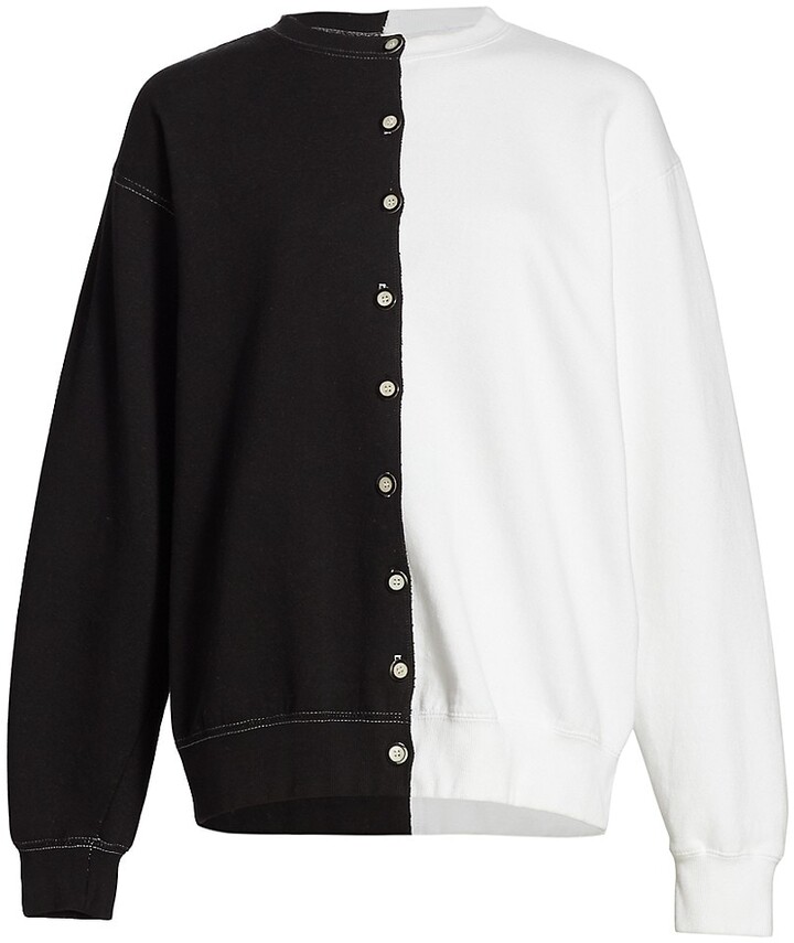 colorblocked cardigan