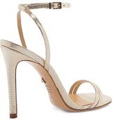 Thumbnail for your product : Schutz Altina Metallic Embossed Leather Sandals
