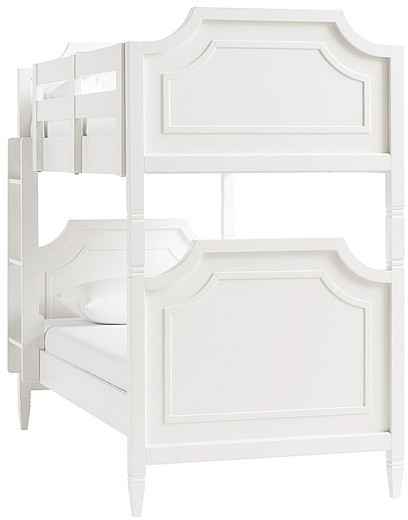pottery barn white bunk beds