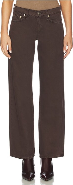 Rag & Bone Saige Low Rise Relaxed Straight Jeans