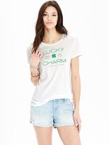 Thumbnail for your product : Old Navy Women's "Lucky Charm" Tees