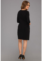 Thumbnail for your product : Calvin Klein Solid Wrap Dress