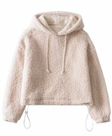 cream color sweatshirt
