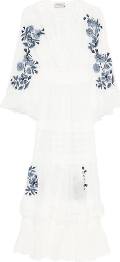 ERMANNO FIRENZE Floral Embroidered Maxi Dress