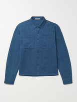 Thumbnail for your product : 11.11/ELEVEN ELEVEN - Indigo-Dyed Denim Overshirt - Men - Blue - M